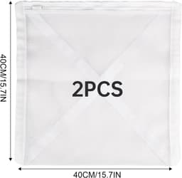 2 stuks wasdrogertas, 40 cm × 40 cm, wasdroger, schoenenhouder voor wasdroger, voor schoenen, kleding en wasgoed, verstelbare elastische riem — thumbnail 5