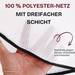 Waszakken voor schoenen in de wasmachine, groot (42 x 24 x 24 cm) + gel-applicatorborstel + tas 20 x 18 cm, gymtas van 100% polyester, waszak voor schoenen — thumbnail 5