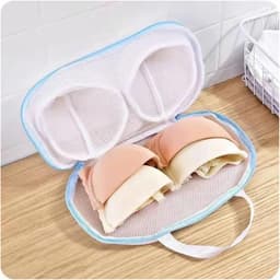 Waszak Honingraat - Bh Netzak - Kleding Beschermen - Mesh Structuur - 31x20 cm - Wit — thumbnail 3