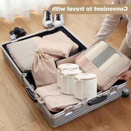 3-pack waszakken voor bh's met premium rits, duurzame en nette netzakken voor het beschermen van bh's, ideaal voor de wasmachine en sokken — thumbnail 2