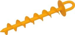 SnelShoppen - Heavy Duty Grondanker 340mm voor Tent, Party, Tuin, Trailer, 160kg Belastbaar, Hoogzichtbaar Geel, Poedergecoat Staal — thumbnail 1