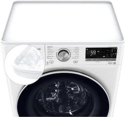 SnelShoppen - 60x60cm Silicone Wasmachine Deksel, Wasmachine en Droger, Wit | Waterdichte Rubber Beschermmat voor Wasruimte en Keuken, Isolatie Mat — thumbnail 1
