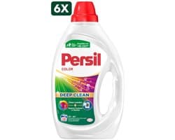 6 x Persil Wasmiddel Gel Color 19 Wasbeurten Gekleurde was - 855 ml