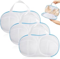 Thijox - Wasbeha 3 stuks - Wasnet voor Wasmachine - Beha met Ritssluiting - Herbruikbaar 27 x 17 cm - Groot voor Ondergoed en Lingerie - Ideaal voor W — thumbnail 1