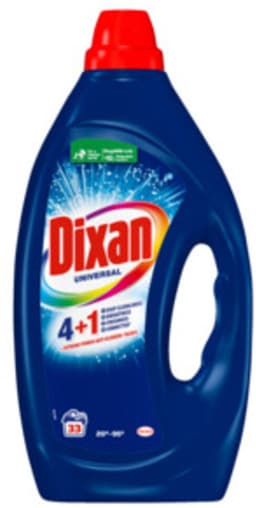 Dixan Gel Universal - Vloeibaar Wasmiddel - Voor Alle Kleuren Was - Betrouwbare Reiniging - 4 x 33 Wasbeurten - Voordeelverpakking — thumbnail 3