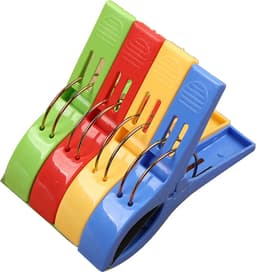 Grote wasknijpers, Geschikt voor kleding, strandhanddoeken, badhanddoeken, tapijten, enz. (4 stuks) — thumbnail 2