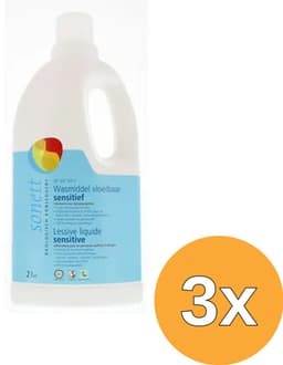 3x Sonett Wasmiddel Vloeibaar Sensitief (2000 ml) — thumbnail 1