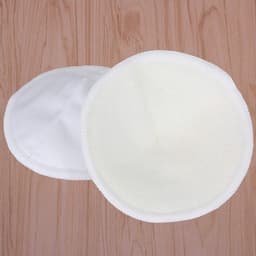 Borstvoedingspads 12 Stuks - Herbruikbare Bamboe/Katoenen - Zachte/Absorberende - Waszak - 11 cm - Luxe Ontwerp - Zoogkompressen — thumbnail 2