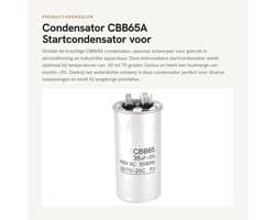 Dailygoods - Condensator - CBB65A - Startcondensator voor airconditioning - 450V - 35UF - Waterdicht en betrouwbaar - Ideaal voor industriële apparatu...