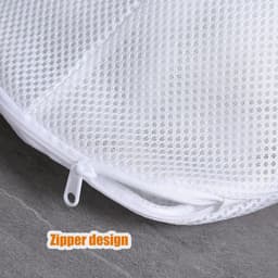 Wasrek voor petten - Hoedenhouder wasmachine - Petten schoonmaken - Beschermt vorm - 35 x 22.5 cm - Wit — thumbnail 5
