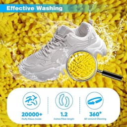 Schoenwaszak, wasmachine, duurzame en herbruikbare schoenen, waszak, sneakers, wasnet, schoenen met ritssluiting, waszak, schoenen voor wasmachine en droger — thumbnail 3