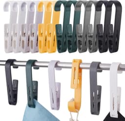 Grote Wasknijpers - Kledingclips Ophangen - Kleding Organiseren - Duurzaam Kunststof Materiaal - 13.4 cm Lang - 6 Kleuren — thumbnail 1