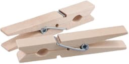 Houten Wasknijpers 300 Stuks - Berkenhout - 7,2 cm - Knijpers voor Knutselen - Decoraties - Hoge Kwaliteit — thumbnail 5