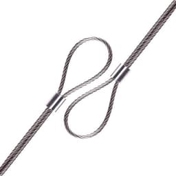 MK Stoer - Draadkabel voor Hondentouw en Waslijn - Aluminium en Staaldraad - 50 Stuks, Geschikt voor Diverse Objecten - Zilverkleurig — thumbnail 4