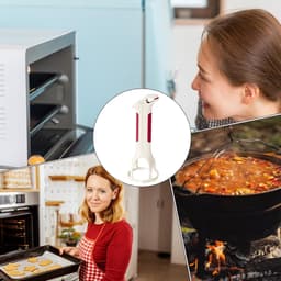 Anti-verbrandingstang | Platte, anti-verbrandingstang voor in de keuken, antislip keukentang voor studentenkamers, restaurants, bakkerijen, cafés, huizen en appartementen. — thumbnail 5