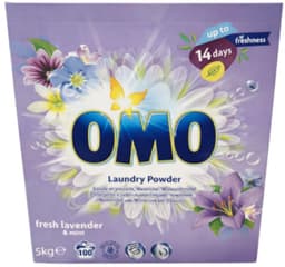 OMO Waspoeder Lavendel 100 Wasbeurten - 5 kg — thumbnail 1