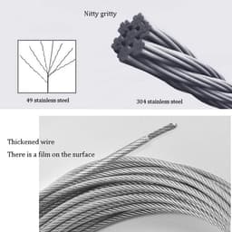 Wassen Line Rope - Kledingrek Drooglijn - Binnenkleding Drogen - Perforatie-vrij - 4.2m - Geel — thumbnail 2