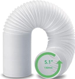 Slang voor mobiele airco (diameter 13 cm) – Afvoerslang geschikt voor mobiele airco's van LG, De'Longhi en AUTR – 50 cm — thumbnail 1