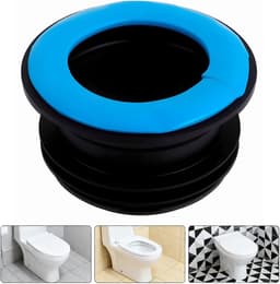 Ring, geurremmende rubberen afdichting, afvoerslang, vervangende set voor toiletpot — thumbnail 2