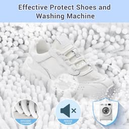 Dailygoods- Schoenwaszak 360° Reiniging - Pluizige Vezels - Efficiënte Reiniging - Verborgen Ritssluiting - Capaciteitsupgrade - Bescherming tegen Krassen - Schoenentas — thumbnail 5