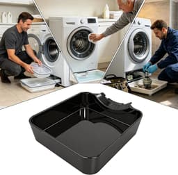 Lekbak wasmachine - Wasmachine lekbak - Wasmachine opvangbak - wasmachineopvangbak - lekbak wasmachine universeel - wasmachine opvang bakje - Universele Lekbak Wasmachine - wasmachiene opvangbak - lekbak wasmachine zwart — thumbnail 5