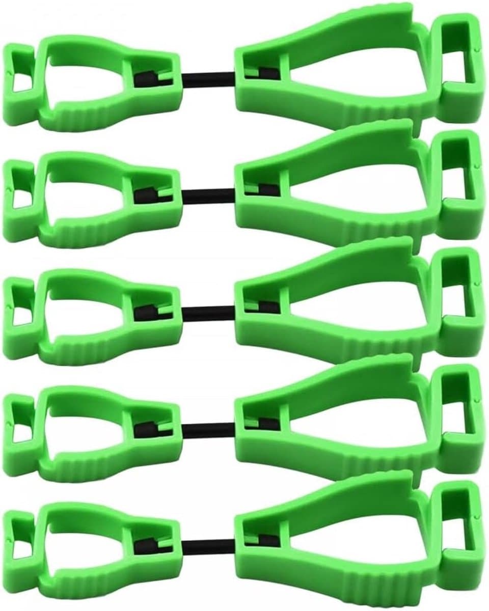 SnelShoppen - 5PCS Jachtuitrusting Clips, Hangende Riemclip voor Bevestigen van Petten, Handschoenen en Wandelen, Duurzaam Kunststof, Sterk en Slijtva — afbeelding 1