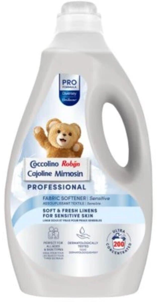 Robijn Professional Wasverzachter Sensitive - 200 Wasbeurten Pro Formula - 5 liter — afbeelding 1