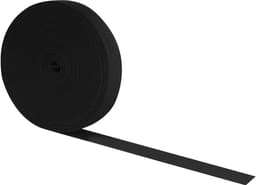 SnelShoppen - 9.14m Zwarte Nylon Stevige Webbing, 20mm, Duurzaam, Sterk en Flexibel, Ideaal voor Luggage Straps, Camping en Tuin — thumbnail 1