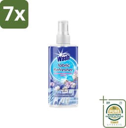 7 x At Home - Wash - Textielverfrisser - Fresh Cotton - Neutraliseert Onaangename Geuren - 300 ml - Grootverpakking - Textielverfrisser - Katoengeur - Geur Neutraliseren - Kleding Verfrissen - Stoffen Verfrissen — thumbnail 1