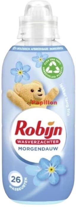 Robijn – Wasverzachter – Morgendauw – 650 ml - Voordeelverpakking - 6 stuks - Wasverzachter - Wasgeur — thumbnail 2