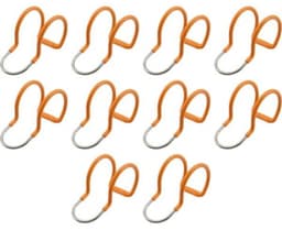 Winddichte Kledinghanger Bevestigingsclips - 10 Stuks - 304 Roestvrij Staal - Antislip Waslijn Klemmen - Voor Buiten & Balkon - Voorkomt Kleding Wegwaaien - Geschikt voor Stangdiameter 29-32 MM — thumbnail 1