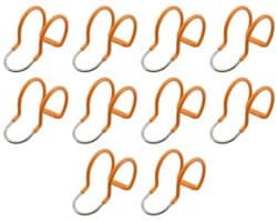 Winddichte Kledinghanger Bevestigingsclips - 10 Stuks - 304 Roestvrij Staal - Antislip Waslijn Klemmen - Voor Buiten & Balkon - Voorkomt Kleding Wegwaaien - Geschikt voor Stangdiameter 29-32 MM