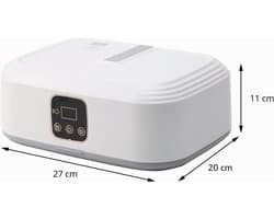 Draagbare Elektrische Droger – Opvouwbare 600W Warmtepompdroger met Timer – Elektrische Kledingdroger – Geschikt voor Appartementen, Huis, Reizen