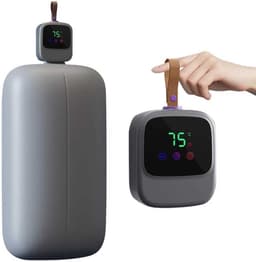 Mini Draagbare Droger met UV-sterilisatie en Afstandsbediening – 450W Kleine Droger met Intelligente Timer en 3 Temperatuurniveaus – Geschikt voor Reizen, Campers en Zakenreizigers — thumbnail 1