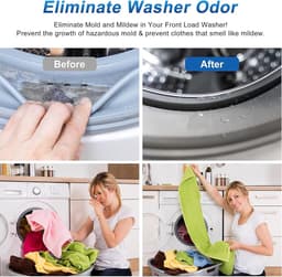 OLOEY Magnetische deurstopper voor wasmachine met voorlader- 360° verstelbaar- compact (zwart) - Magnetische voet- geschikt voor wasmachine-vaatwasser-magnetron- 360° verstelbare arm- compact (11,5 cm)- voorkomt geuren en vocht — thumbnail 2