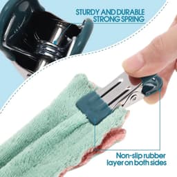 30x Extra Sterke Metalen Kledinghangers & Clips (55mm) - Wasknijpers voor Foto's, Waslijn & Keuken — thumbnail 5