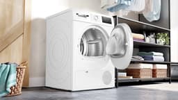 Bosch WTH83004 - Wasmachine - Vrijstaand - Voorbelading - Condensatie - Wit - Knoppen - Touch - 112 - DE display — thumbnail 5