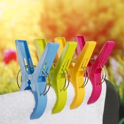 2 sets XXL extra grote handdoekclips, strandhanddoekrekken, windbestendige handdoekclips — thumbnail 2