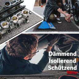 Antitrillingsmat - bouwbeschermingsmat - Rubber - antislip en duurzaam - 60 x 60 cm — thumbnail 2