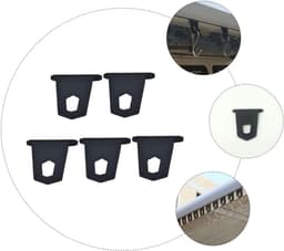 5 stuks rubberen camper luifelhaken, duurzame ophangaccessoires voor kleding, tassen en paraplu's, compatibel met zelfuitrekkende luifelrails, afgeronde randen voor gebruik. — thumbnail 1
