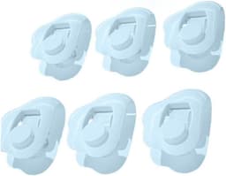 6 stuks Dekbedpinnen - Bed Sheet Holders - Quilt Clips - Dekbedovertrek Clips - Attachment Comforter - Quilt Fixing Clips - Om rommelige lakens te organiseren - Blauw — thumbnail 1