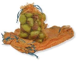 Aardappelzakken met trekkoord - 100 stuks - 32 x 48 cm - Grofmazige ritselzakken voor fruit, groenten en noten