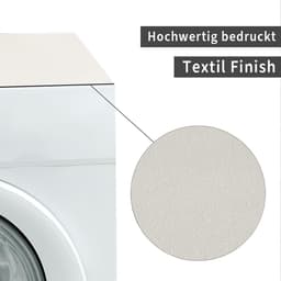 Set van 2 Antislip Wasmachine Onderzetters Beige 60x60 cm Op Maat Te Snijden — thumbnail 3