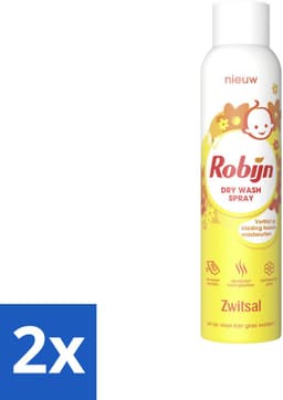 Robijn - Zwitsal - Dry Wash Spray - Voordeelverpakking - 200 ml - Voordeelverpakking - 2 stuks — thumbnail 1