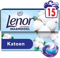 Lenor Wasmiddel All-in-1 Pods Katoen Fris - 15 stuks — thumbnail 2