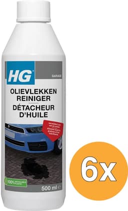 HG Olievlekken Reiniger - 6 x 500 ml - Voordeelverpakking — thumbnail 2
