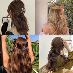 6x Kleine Antislip Haarclips voor Medium en Dun Haar - Pijnboom Klem — thumbnail 2
