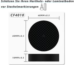 Set van 4 Anti-Trillings Voetjes voor Audioapparatuur en Versterkers — thumbnail 5