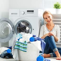 Herbruikbare drogerballen - set van 9 stuks voor wasmachine en droger - wasbal met haarvanger - duurzaam en efficiënt - wasgoedverzorging — thumbnail 3