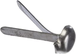 500 Stuks Monsterzakklemmen Zilver - Ronde Kop Zendingbinder voor Postzakken — thumbnail 4